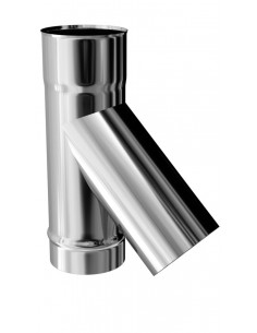 Tuyau rigide inox 304 pro Te à 135° inox 304 D.139mm TEN 605139