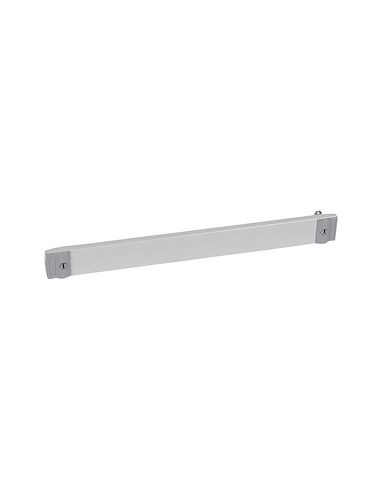 Plastron plein métal 1/4 tour pour armoire XL3 400  hauteur 50mm LEGRAND 020340