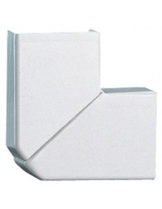 Angle plat 90° goulotte à clippage direct Mosaic 50x80mm blanc antimicrobien LEGRAND 075720