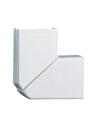 Angle plat 90° goulotte à clippage direct Mosaic 50x80mm blanc antimicrobien LEGRAND 075720