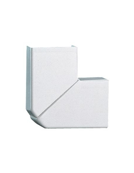 Angle plat 90° goulotte à clippage direct Mosaic 50x80mm blanc antimicrobien LEGRAND 075720