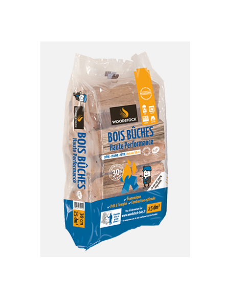 BUCHE DE BOIS HAUTE PERFORMANCE EURO ENERGIES (WOODSTOCK) WBB 30-180