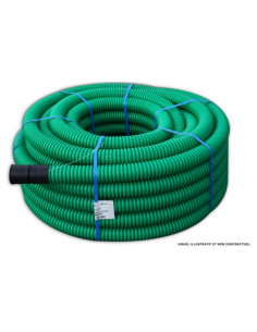 Gaine TPC Cali Vert D.63mm/L.25M Fourreaux pour protection des réseaux sous-terrain COURANT 32084320