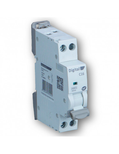 Disjoncteur 16A Ph/N C4,5 kA DIGITAL ELECTRIC 01016