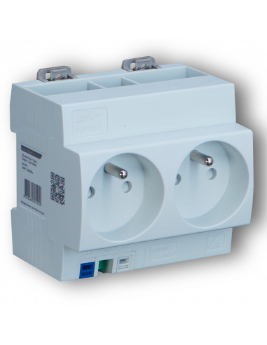 Double Prise Modulaire 2P+T 16A DIGITAL ELECTRIC 04564