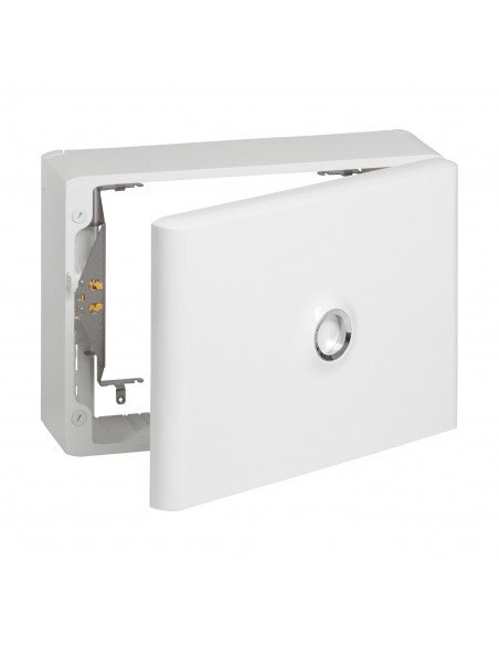 Habillage Drivia 18 modules pour platine 13 référence 401181 ou 401191 RAL9003 LEGRAND 401189