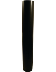 Tuyau rigide Email Mat Acier émaillé diamètre D.153mm Lg 1000mm Bois/Fioul/Gaz TEN 344016