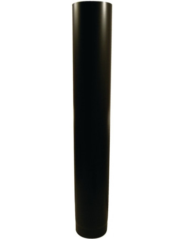Tuyau rigide Email Mat Acier émaillé diamètre D.153mm Lg 1000mm Bois/Fioul/Gaz TEN 344016