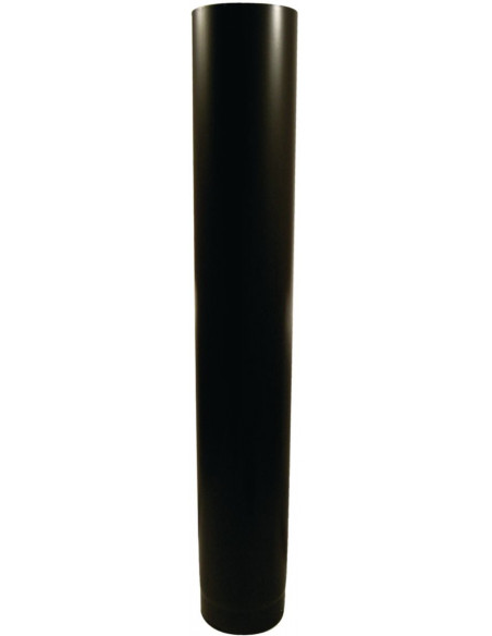 Tuyau rigide Email Mat Acier émaillé diamètre D.153mm Lg 1000mm Bois/Fioul/Gaz TEN 344016