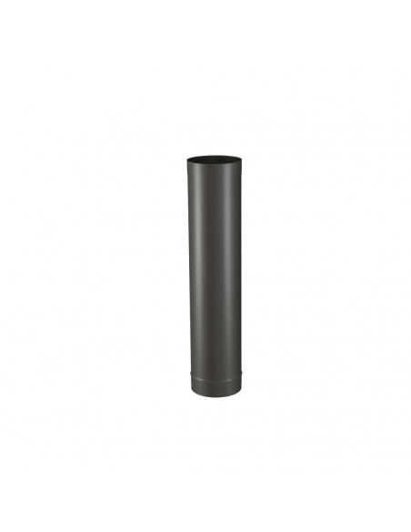 Tuyau rigide Email Mat Acier émaillé diamètre D.153mm Lg 1000mm Bois/Fioul/Gaz TEN 344016