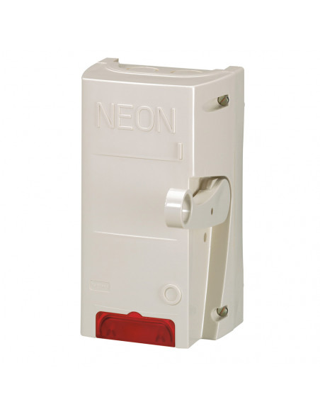 Coffret coupure pour enseigne lumineuse inter pompier tétrapolaire 16A 400V équipé d'un voyant LEGRAND 038052