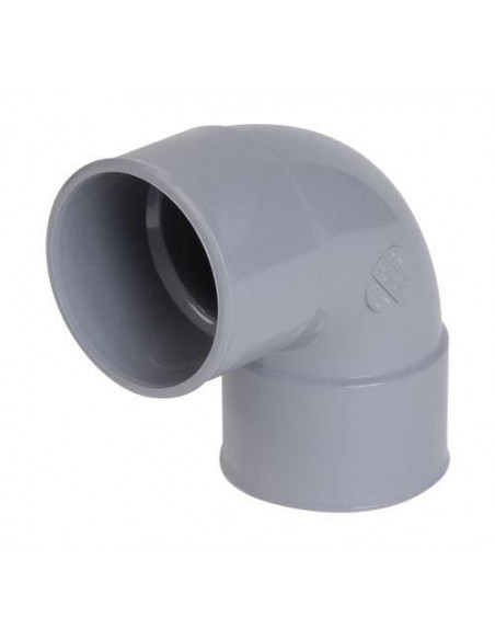 Coude femelle femelle 87°30 simple diamètre 32mm NICOLL CF88
