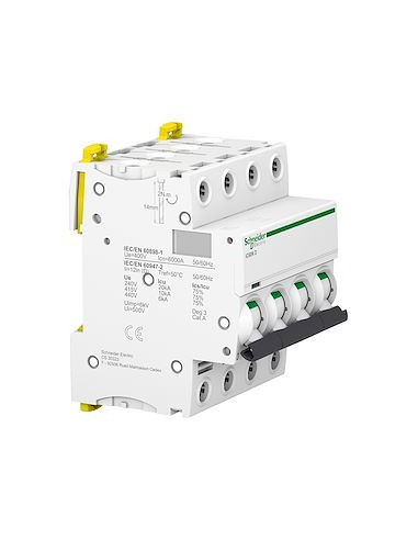 Acti9 iC60N disjoncteur 4 Pôles 20A courbe D SCHNEIDER A9F75420