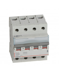 Interrupteur-sectionneur DX³-IS 4 Pôles 400V 125A 4 modules LEGRAND 406490