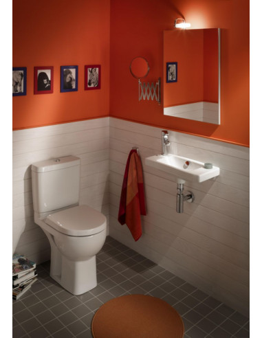 Ensemble cuvette et réservoir compact ODEON UP 60x41 sortie horizontale blanc JACOB DELAFON KOHLER E0374-00