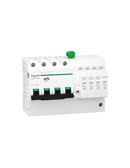 Parafoudre Acti9 iQuick PRD40r 3P+N avec report signalisation SCHNEIDER A9L16294