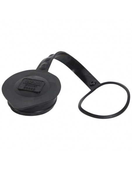 Bouchon obturateur pour fiche et fiche inclinée Hypra et P17 caoutchouc IP44 2P+T 16A LEGRAND 052125