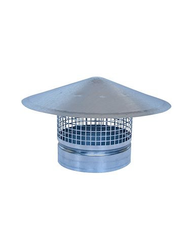 Chapeau pare-pluie acier galvanisé D.355 mm S&P (UNELVENT) 874639