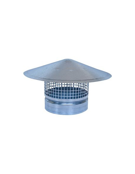 Chapeau pare-pluie acier galvanisé D.355 mm S&P (UNELVENT) 874639