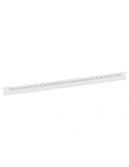 240 repères Mémocab largeur 2,3mm avec lettre majuscule Q noir sur fond blanc  LEGRAND 037842