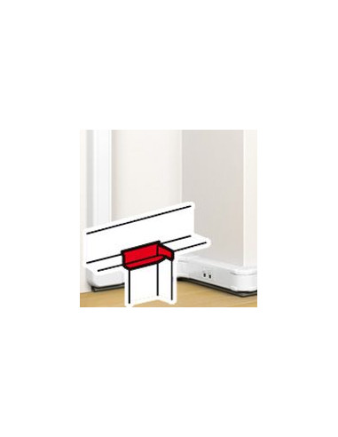 Dérivation plane vers goulotte à clippage direct Mosaic 50x105mm pour références 075602 et 075604 LEGRAND 075676