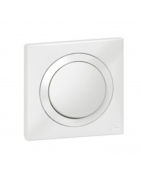 Interrupteur ou va-et-vient Dooxie IP44 10AX 250V~ livré avec plaque carrée blanche LEGRAND 600013
