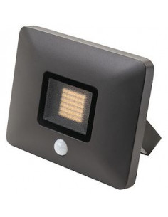 Projecteur FLOM MIDI graphite 23W Led 4000°K avec détecteur de mouvement SG LIGHTING 630037