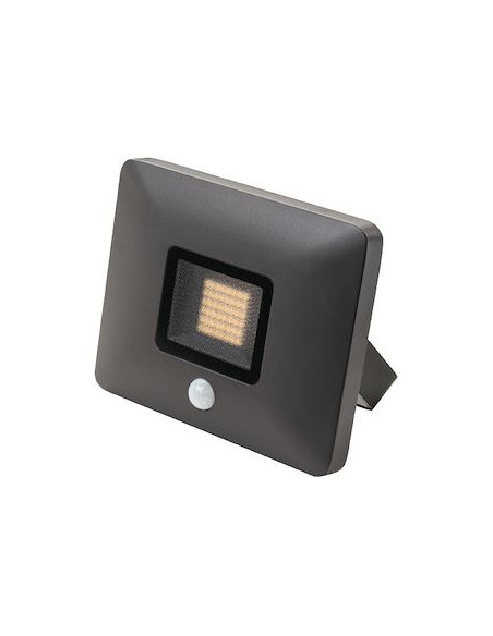 Projecteur FLOM MIDI graphite 23W Led 4000°K avec détecteur de mouvement SG LIGHTING 630037