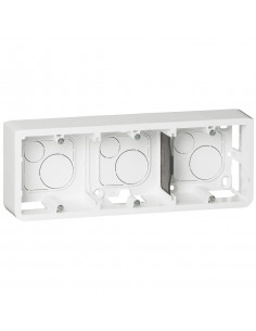 Cadre saillie profondeur 40mm Mosaic pour 6, 8 ou 3x2 modules horizontal LEGRAND 080286