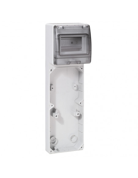 Embase P17 421x125mm avec rail 5 modules jusqu'à 3 prises 16A pour plastron 280x125mm composer un coffret P17 LEGRAND 057720