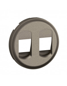 Enjoliveur pour prise Haut-Parleur double à poussette Céliane Titanium LEGRAND CT2311