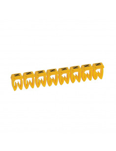300 Repères CAB 3 pour filerie 1,5mm² à 2,5mm² avec lettre majuscule N LEGRAND 038343