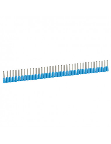 480 Embout de câblage à collerette isolante Starfix simple en bande pour conducteurs section 0,75mm² bleu LEGRAND 037662
