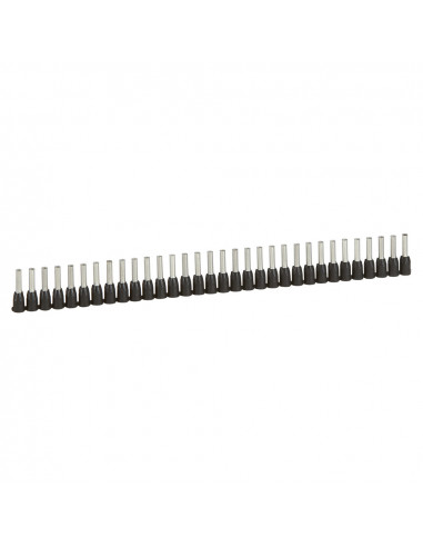 1000 Embouts de câblage à collerette isolante Starfix simple en bande pour conducteurs section 1,5mm² noir LEGRAND 037664