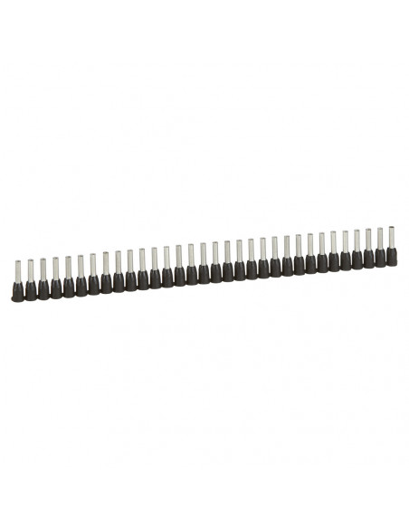 1000 Embouts de câblage à collerette isolante Starfix simple en bande pour conducteurs section 1,5mm² noir LEGRAND 037664