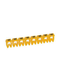 300 Repères CAB 3 pour filerie 0,5mm² à 1,5mm² et blocs de jonction avec lettre majuscule W LEGRAND 038322