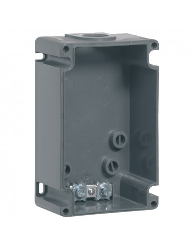 Boîtier réversible Hypra IP44 pour prise 2P+T , 3P+T et 3P+N+T 32A 1 entrée ISO 25 plastique LEGRAND 052979