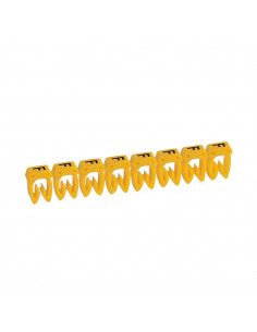 300 Repères CAB 3 pour filerie 1,5mm² à 2,5mm² avec lettre majuscule F LEGRAND 038335