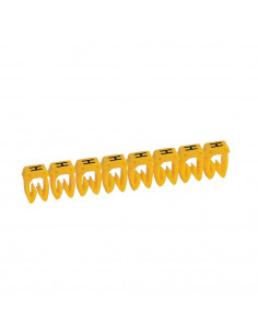 300 Repères CAB 3 pour filerie 1,5mm² à 2,5mm² avec lettre majuscule H LEGRAND 038337