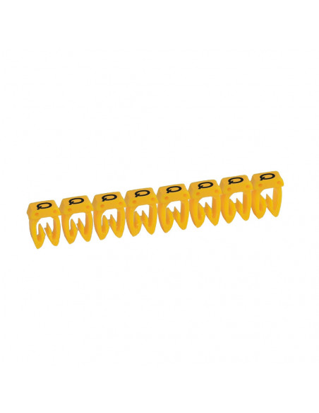 300 Repères CAB 3 pour filerie 1,5mm² à 2,5mm² avec lettre majuscule Q LEGRAND 038346