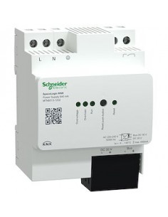 SpaceLogic KNX Alimentation 640mA avec alim aux et contact de diagnostic SCHNEIDER MTN6513-1202