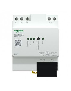 SpaceLogic KNX Alimentation 640mA avec alim aux et contact de diagnostic SCHNEIDER MTN6513-1202 2