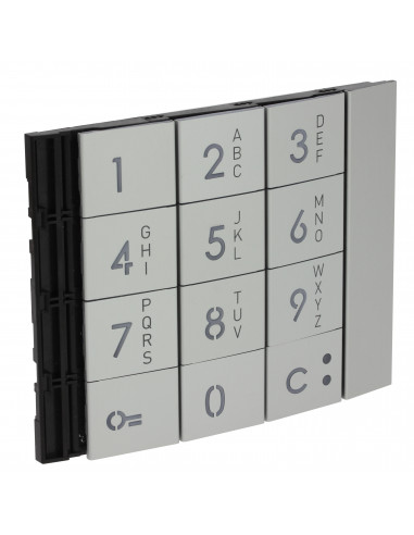 Façade Sfera New pour module électronique clavier Allmetal BTICINO 353001