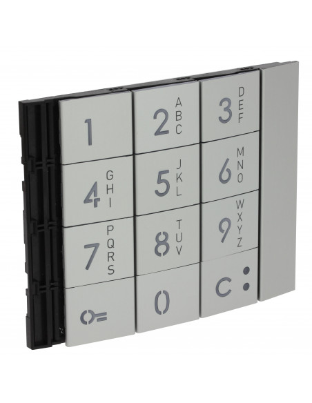 Façade Sfera New pour module électronique clavier Allmetal BTICINO 353001