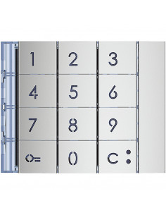 Façade Sfera New pour module électronique clavier Allmetal BTICINO 353001