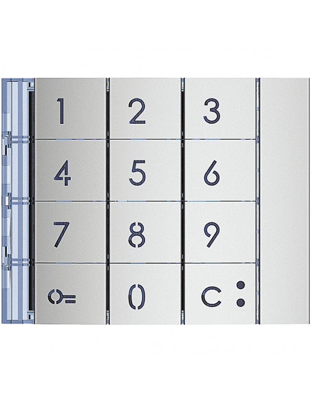Façade Sfera New pour module électronique clavier Allmetal BTICINO 353001