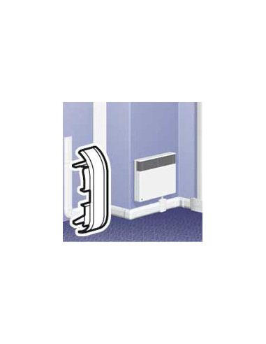 Embout pour plinthe DLPlus 80x20mm blanc LEGRAND 033744