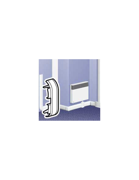 Embout pour plinthe DLPlus 80x20mm blanc LEGRAND 033744