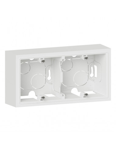 Cadre saillie 2 postes dooxie finition blanc LEGRAND 095293