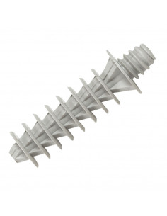 100 Chevilles à visser grise RAL7035 pour perçage Ø8mm et tête filetée Ø6,6mm avec pas 150 LEGRAND 031882